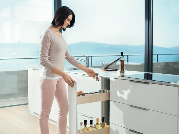 Направляющие TANDEM plus полного выдвижения (с замками) 30 кг. — фото 3