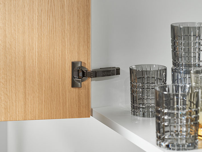 Петля CLIP top BLUMOTION чёрный оникс (открывание 110°) — фото 6