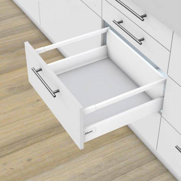 Высокий ящик TANDEMBOX дизайн T – высота «D=228 мм» с релингом