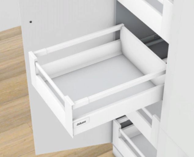 Высокий внутренний ящик TANDEMBOX antaro с царгой K” и 1 релингом (высота D = 224 мм) — фото 2