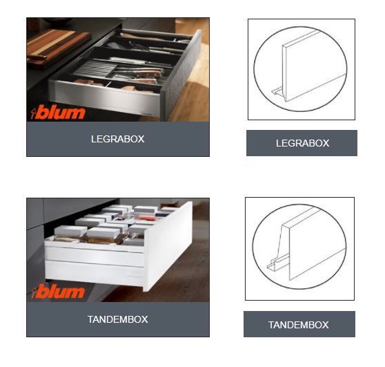Комплект дно/задняя стенка ДСП16 для ящиков Blum — фото 7
