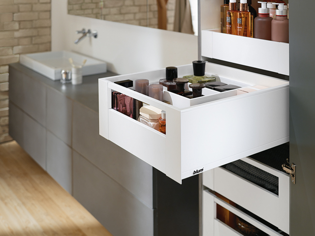 Высокий внутренний ящик панель с релингом LEGRABOX C (высота C= 191 мм) — фото 5