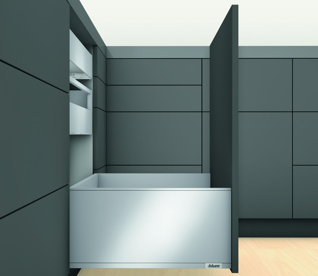 Ящик с высоким фасадом LEGRABOX F (высота F=257 мм)