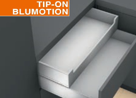 Ст. внутренний ящик LEGRABOX K (высота К=142 мм) TIP-ON BLUMOTION