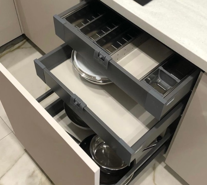 Ручка с поводком для внутреннего ящика TANDEMBOX antaro серый орион — фото 4