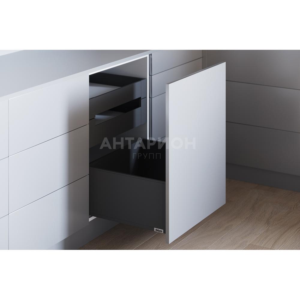 LEGRABOX pure, cтандартный ящик BLUMOTION, высота F 450 серый Орион