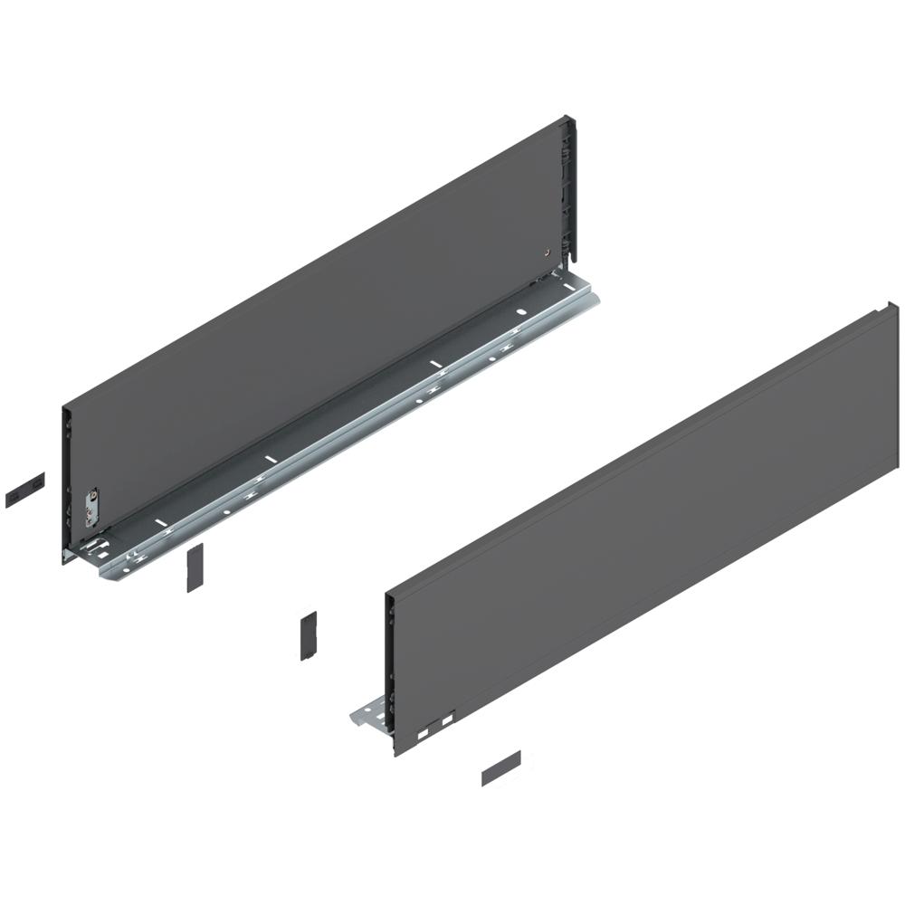 LEGRABOX pure царга высота C (177 мм), НД=650 мм, левая и правая, серый ОРИОН