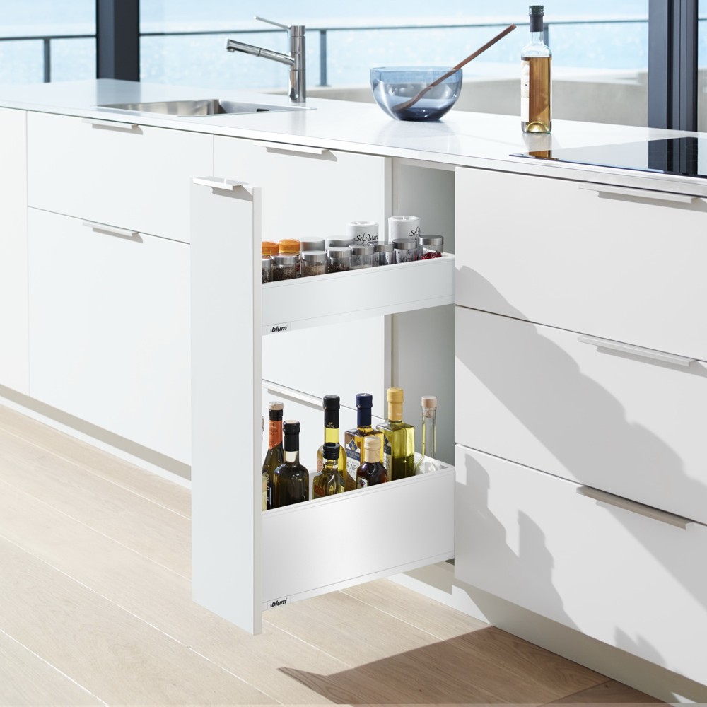LEGRABOX pure M + C, длина 500 мм, ширина до 250 мм, белый шёлк
