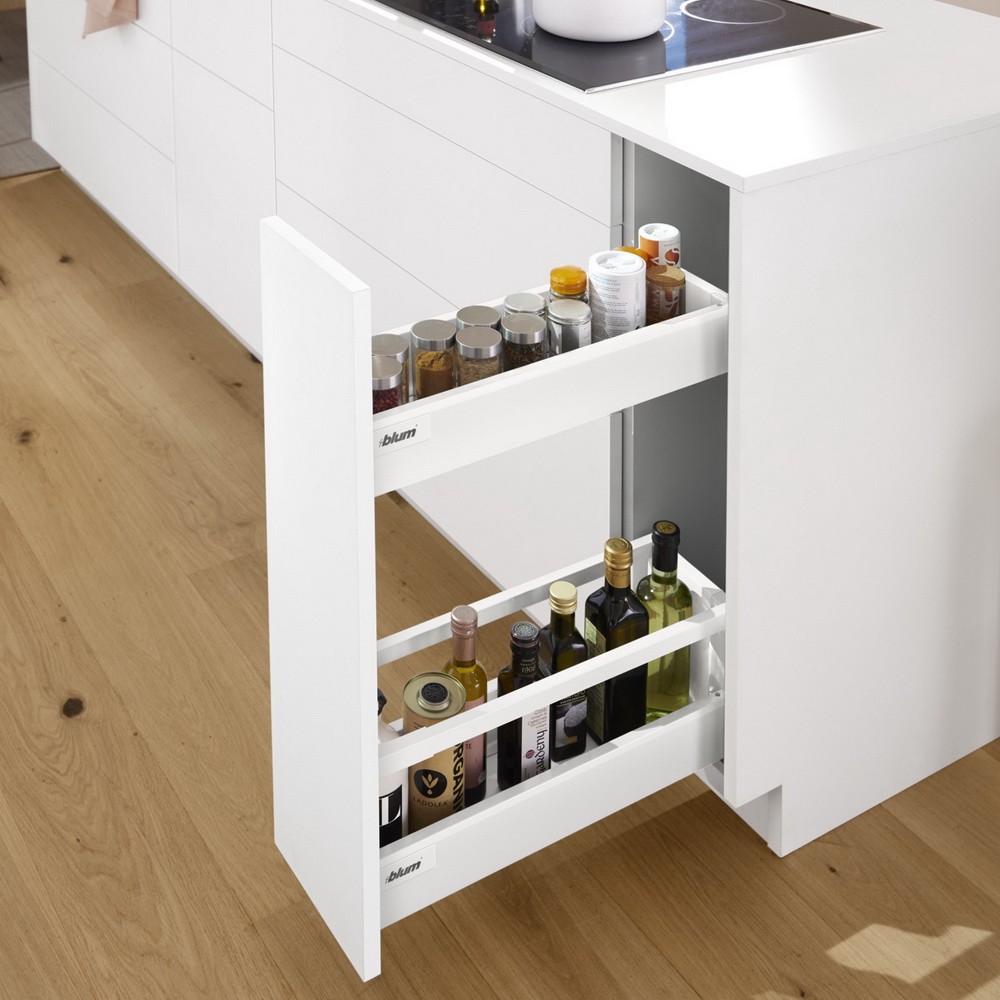 TANDEMBOX antaro M + D, длина 550 мм, ширина свыше 250 мм, белый шёлк