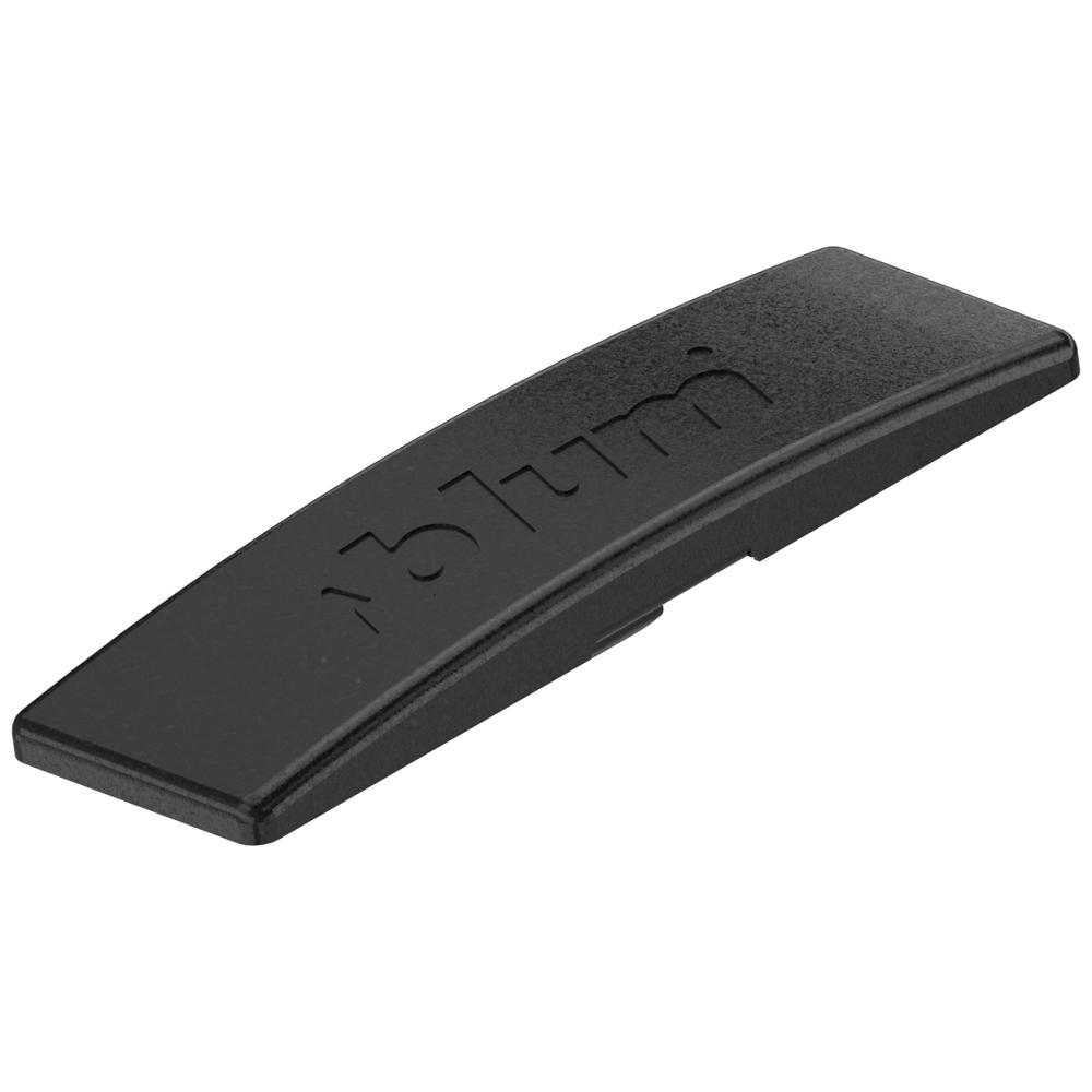 Заглушка ONYX на плечо НАКЛАДНОЙ петли 110°/107° с лого blum