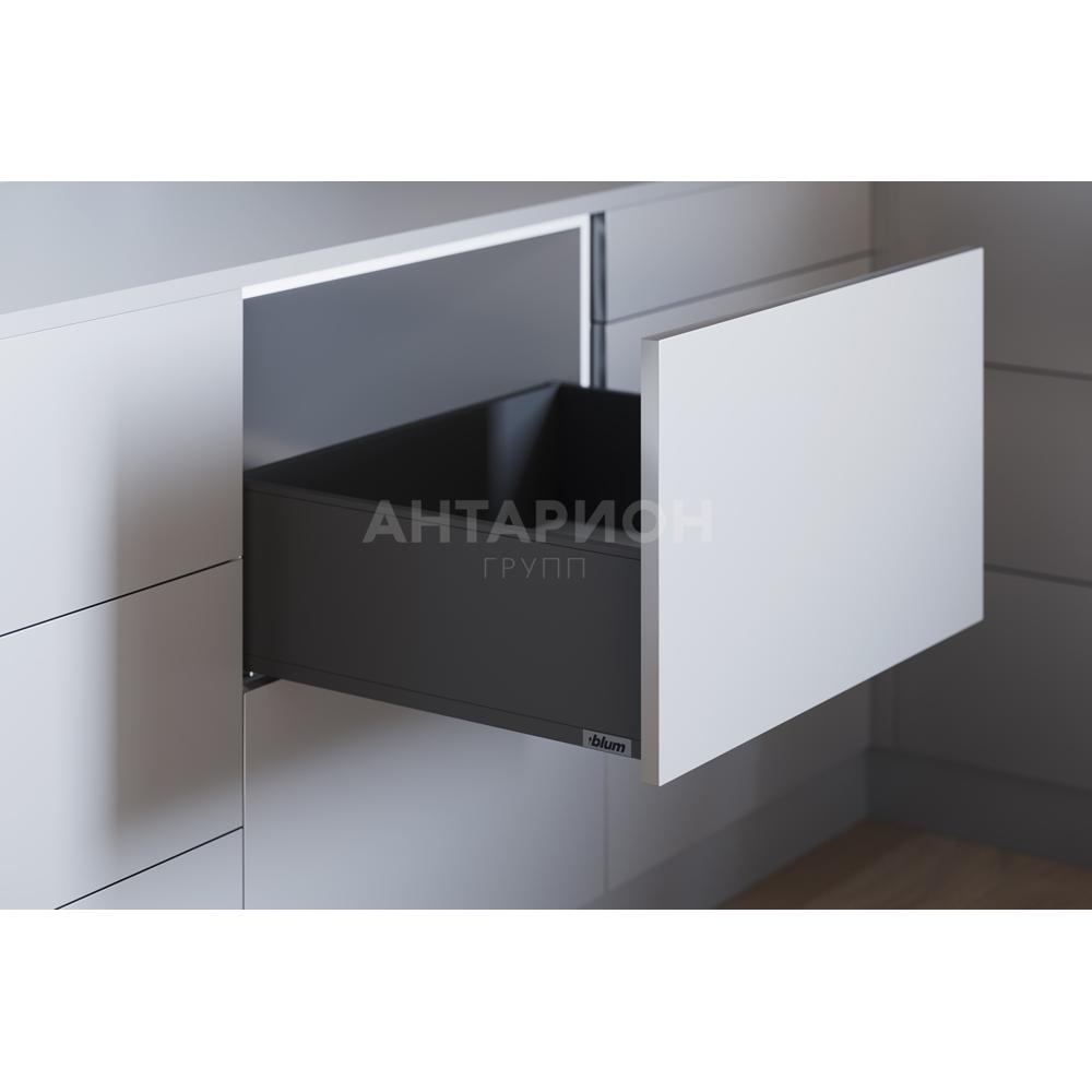 LEGRABOX pure, cтандартный ящик BLUMOTION, высота C 450 серый Орион