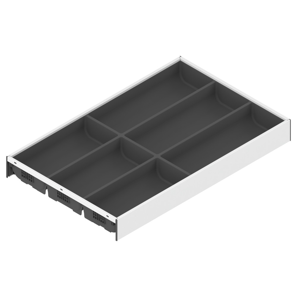 AMBIA-LINE вкладыш для столовых приборов для LEGRABOX НД=500 мм, ширина=300 мм, белый шелк