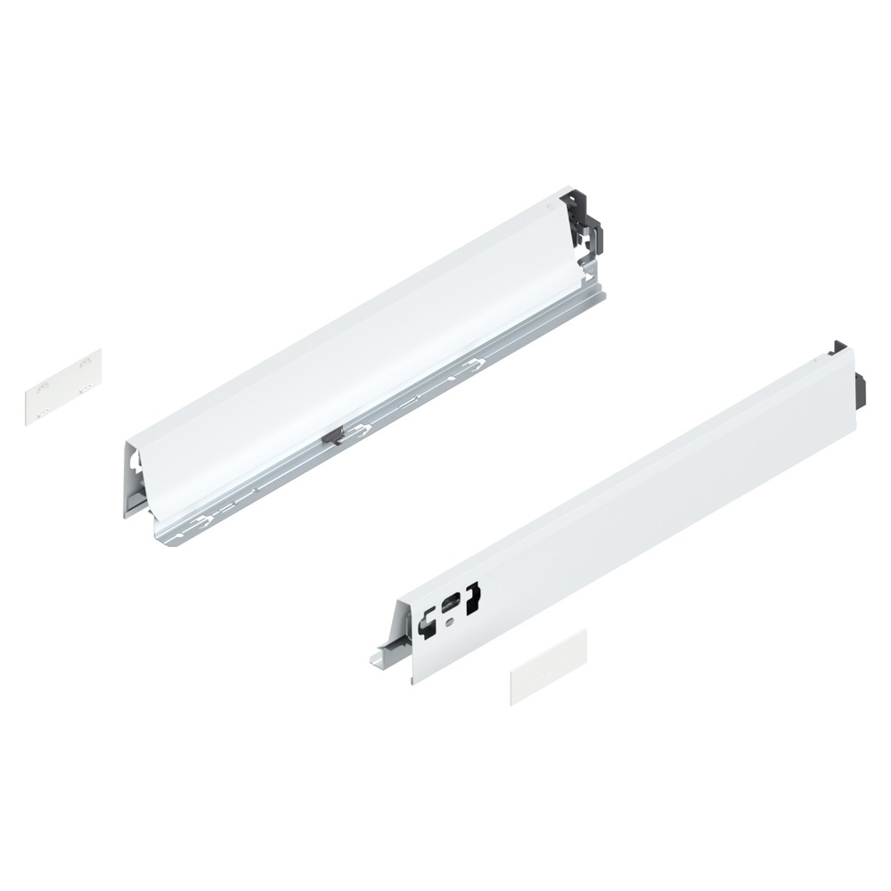 TANDEMBOX antaro, царга, высота N (68 mm), НД=450 мм, левая и правая, белый шелк