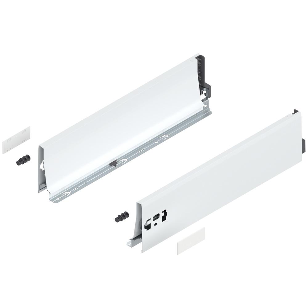 TANDEMBOX antaro, царга, высота K (115 мм), НД=450 мм, белый шелк, левая и правая (L+R)