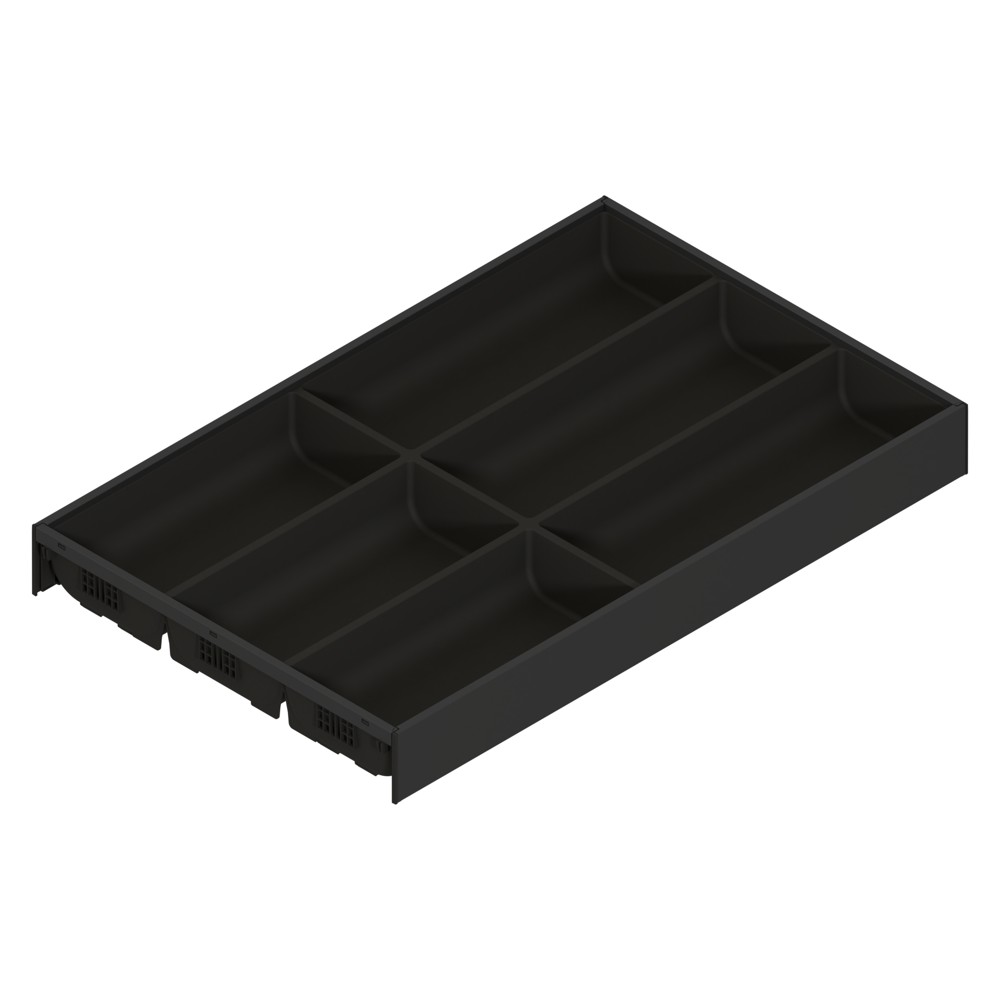 AMBIA-LINE лоток для столовых приборов для LEGRABOX НД=500 мм, ширина=300 мм, КАРБОН черный мат.