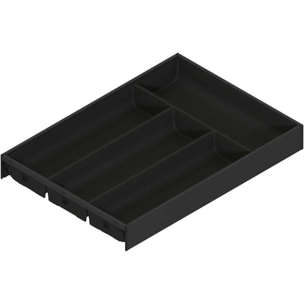 AMBIA-LINE лоток для столовых приборов для LEGRABOX НД=450 мм, ширина=300 мм, КАРБОН черный матовый
