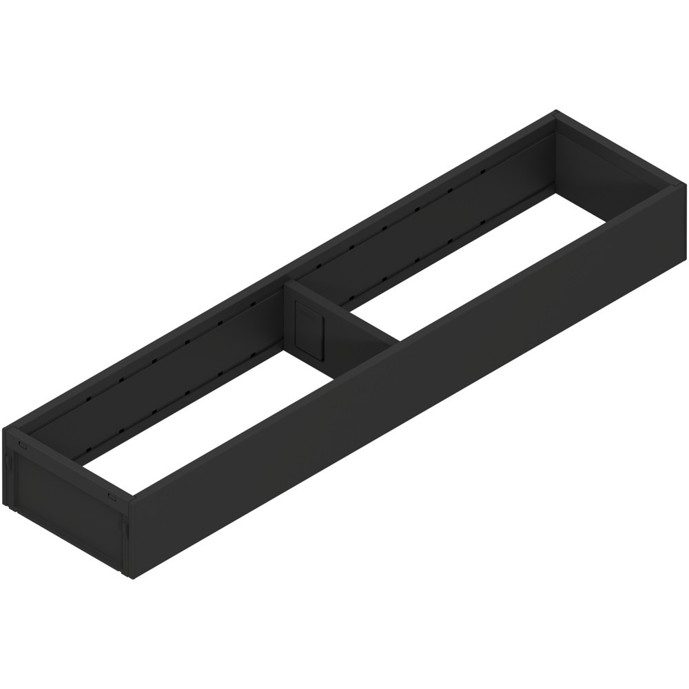 AMBIA-LINE рамка стандартная для LEGRABOX НД=450 мм, ширина=100 мм, КАРБОН черный матовый