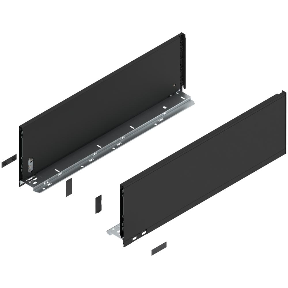 LEGRABOX pure царга высота C (177 мм), НД=550 мм, левая и правая, КАРБОН черный мат.