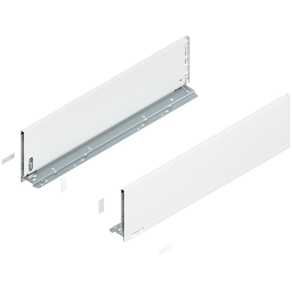 LEGRABOX pure царга высота C (177 мм), НД=650 мм, левая и правая, белый шелк