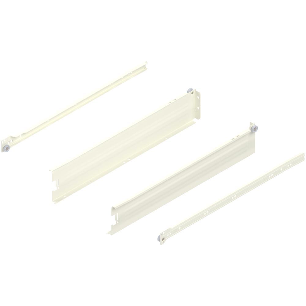 METABOX M (86 mm), част. выдвиж., 25 кг, НД=500 мм, комплект, под саморезы, кремовый