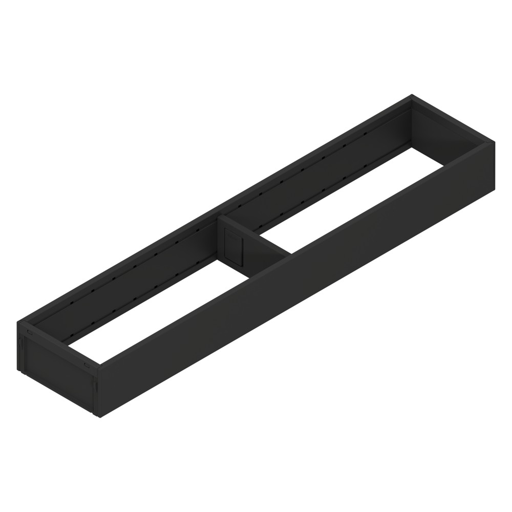 AMBIA-LINE рамка стандартная для LEGRABOX НД=500 мм, ширина=100 мм, КАРБОН черный мат.