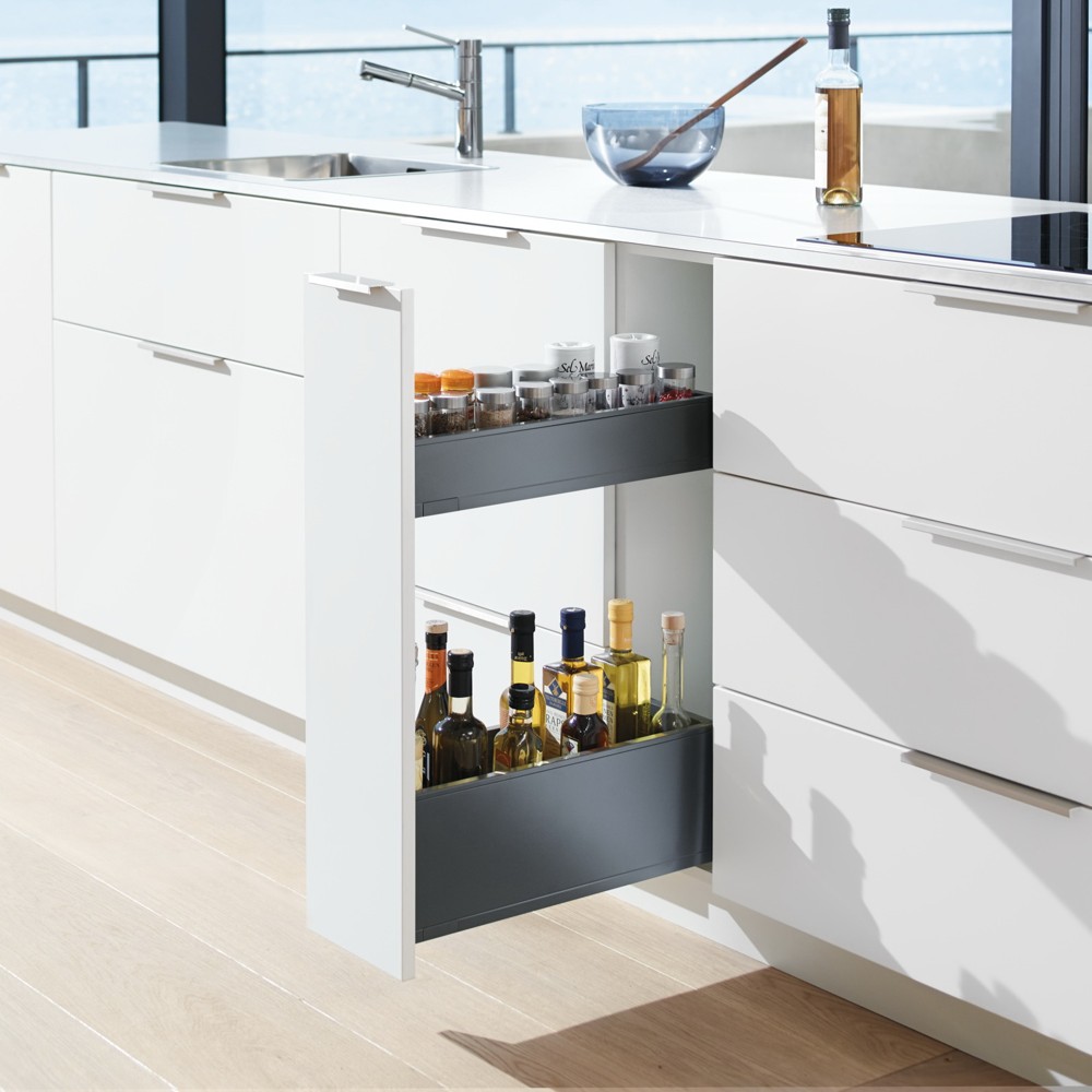 LEGRABOX pure M + C, длина 550 мм, ширина до 250 мм, серый Орион