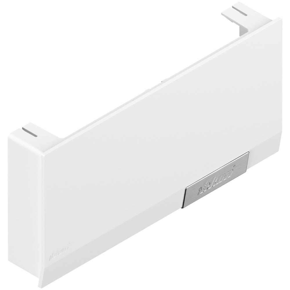 AVENTOS HK top заглушка большая (с вмонтир. малой) белая/нерж. сталь, правая