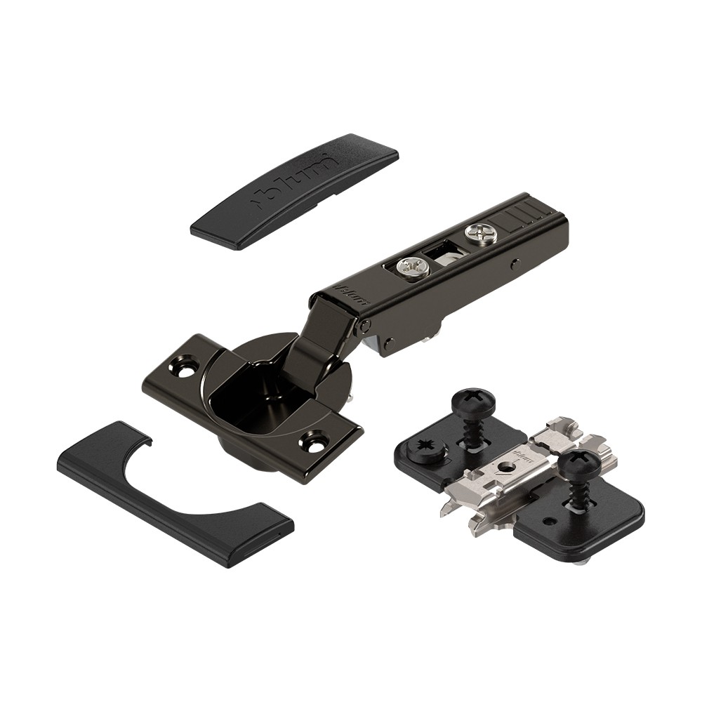 БЕЗ ПРУЖИНЫ CLIP top петля 110°, Накладная, ответная планка, крест., 0 мм, EXPANDO, с эксцентриком