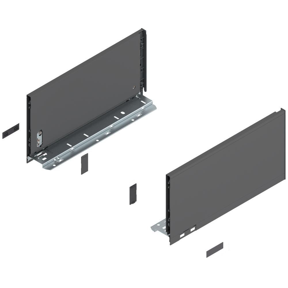 LEGRABOX pure царга высота C (177 мм), НД=350 мм, левая и правая, серый ОРИОН