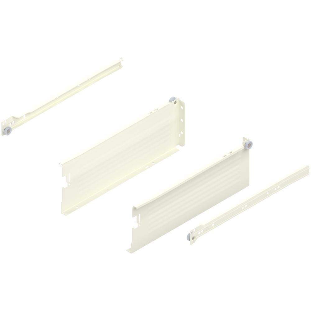 METABOX H (150 мм), част. выдвиж., 25 кг, НД=350 мм, комплект, под саморезы, кремовый