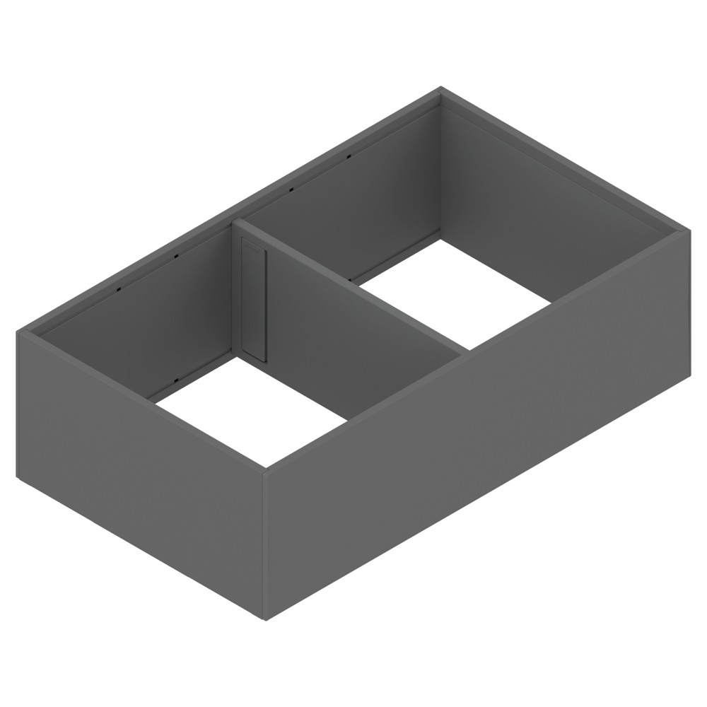 AMBIA-LINE рамка высокая для LEGRABOX, сталь, НД=400 мм, ширина=218 мм, серый ОРИОН