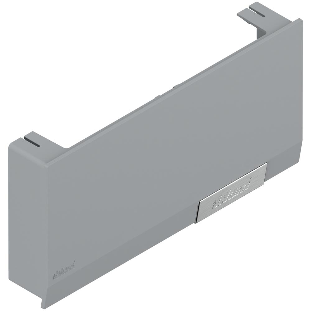 AVENTOS HK top заглушка большая (с вмонтир. малой) серая/нерж.сталь, правая