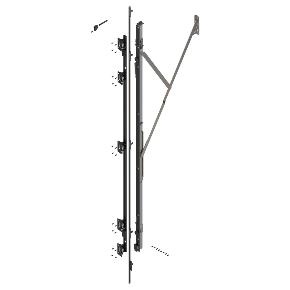 Несущий шарнирный профиль, к-т для 1 двери, с TIP-ON, высота дверного модуля 2407–2556 мм, прав.