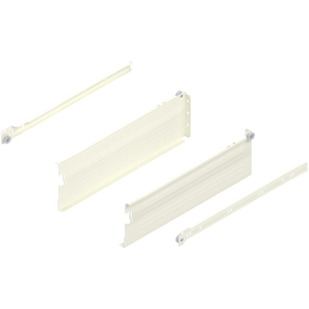 METABOX K (118 мм), част. выдвиж., 25 кг, НД=400 мм, комплект, под саморезы, кремовый