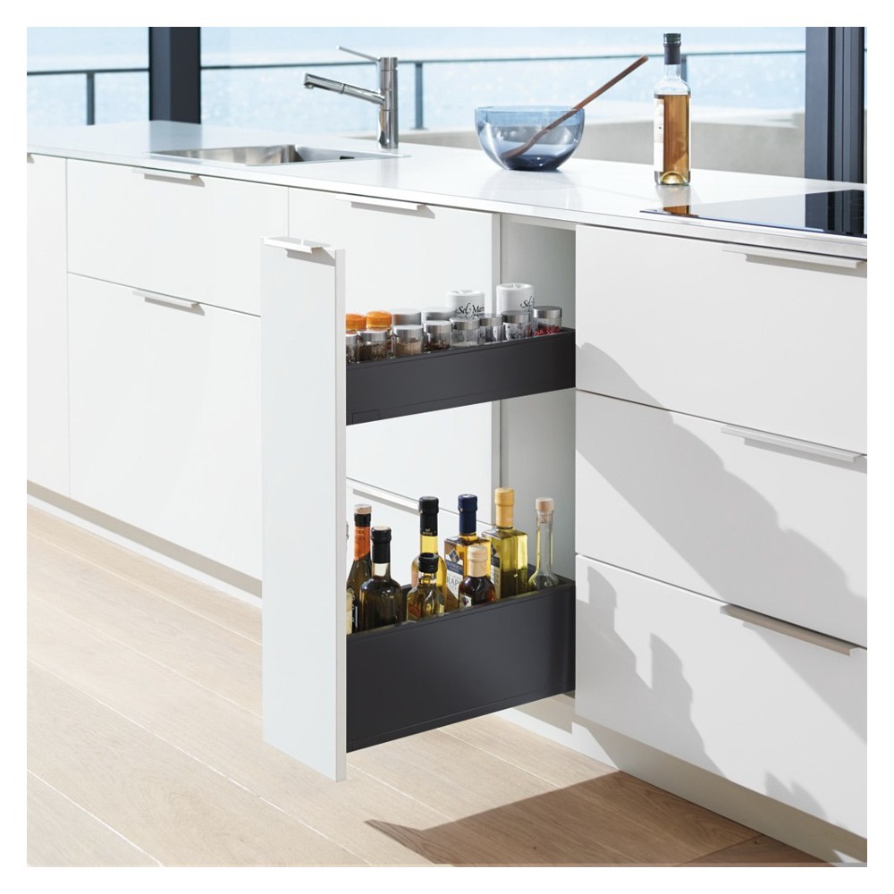LEGRABOX pure M + C, длина 450 мм, ширина до 250 мм, карбоновый черный