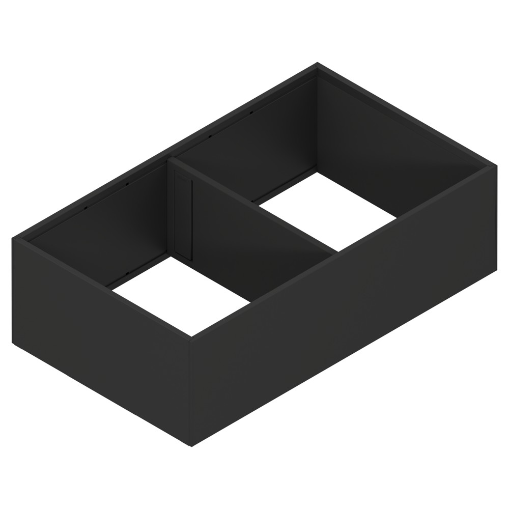 AMBIA-LINE рамка высокая для LEGRABOX, сталь, НД=400 мм, ширина=218 мм, КАРБОН черный мат.