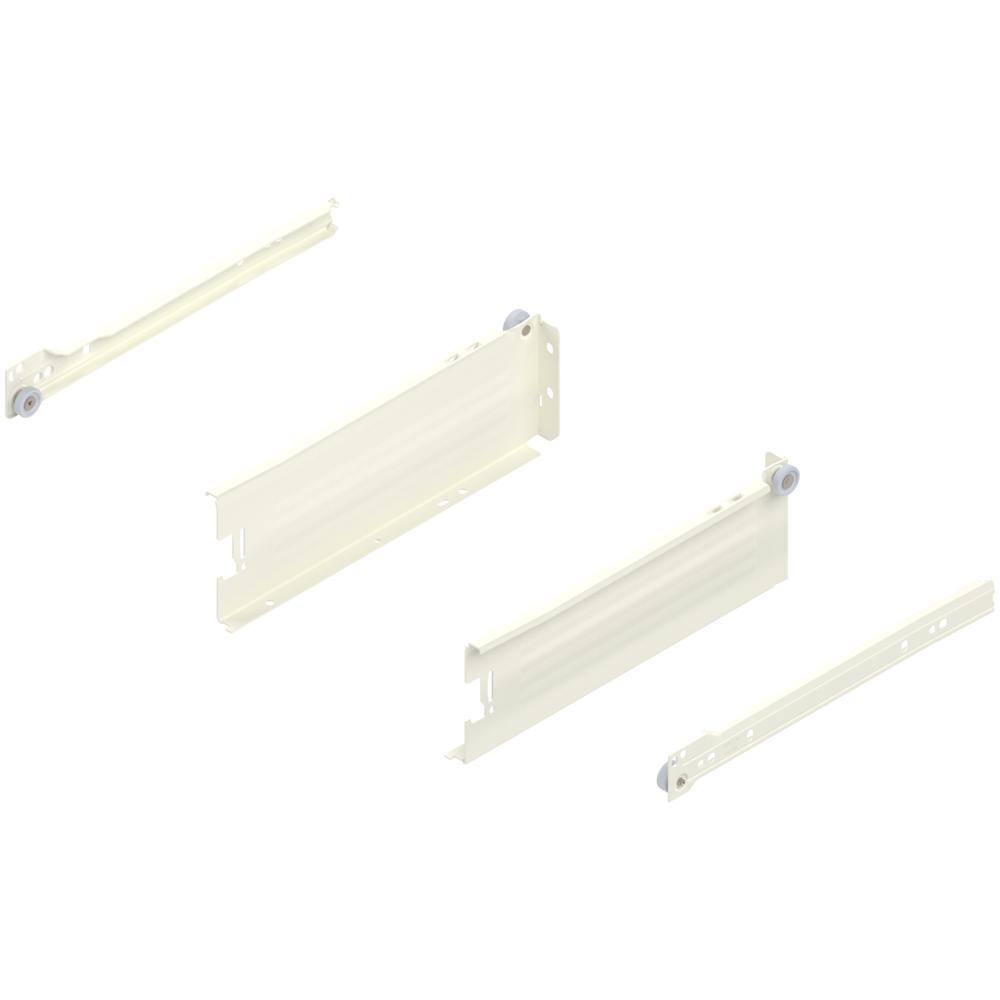 METABOX M (86 mm), част. выдвиж., 25 кг, НД=270 мм, комплект, под саморезы, кремовый
